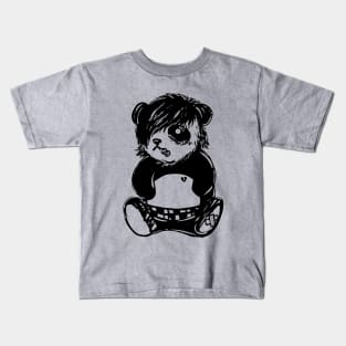 Emo Panda Kids T-Shirt